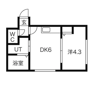 インヴェストN5【2階】の間取り