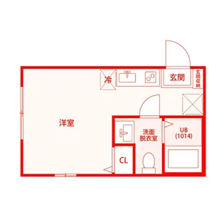 ラフィーネ三ッ沢南町【1階】の間取り
