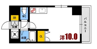 ベルエポック安芸【4階】の間取り