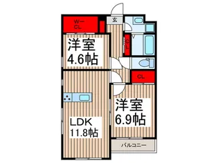 Prime Forest UI【2階】の間取り