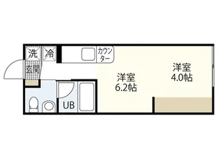 リヴィエール戸坂I【1階】の間取り