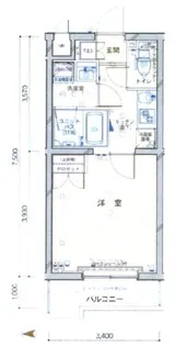 ルーブル武蔵中原【3階】の間取り