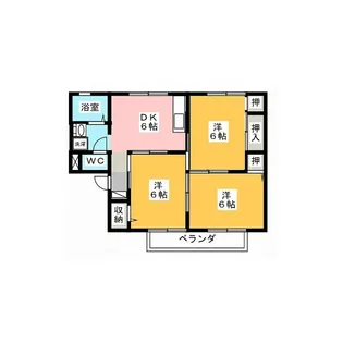 メゾングランドール【2階】の間取り