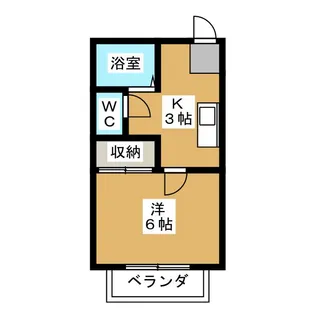 メゾンストリーム【2階】の間取り