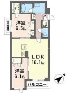 ロトレオーネ【2階】の間取り