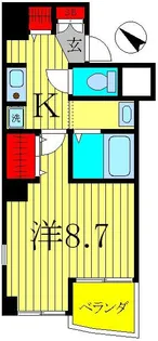 クレスト東金町【2階】の間取り