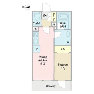 Jブラン北綾瀬【1階】の間取り