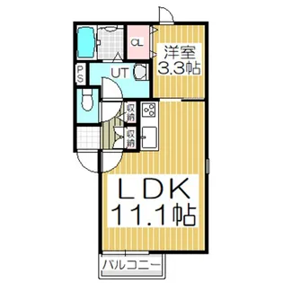デリス・メゾンVII【3階】の間取り