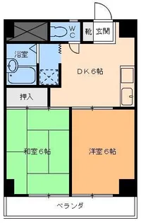 ライブタウン高砂【7階】の間取り