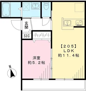 SAKURA Terrace-サクラテラス-【2階】の間取り