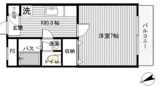 アークヒルズ白山【1階】の間取り
