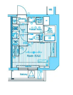 BRIZZ関内MAXIV【5階】の間取り