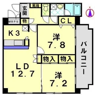 セレーノ M【5階】の間取り