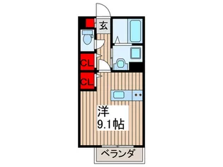 ラフィネB【2階】の間取り