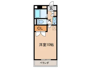 パレスアルファI【3階】の間取り