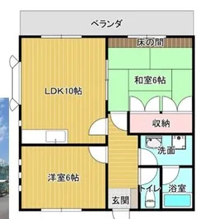 加藤ハイツ【2階】の間取り