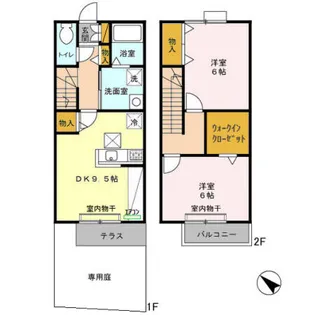 ROYAL GARDEN 400&16 Dの間取り