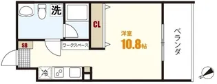 Residence Iconn NISHIHARA【9階】の間取り