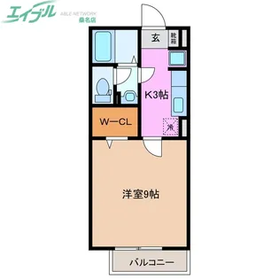 モナリエーレ B【2階】の間取り