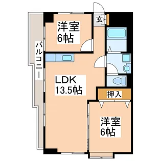甲斐ビル【3階】の間取り