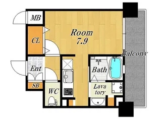 ジュネーゼ野田エコール【7階】の間取り