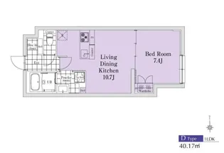 EXAM新中野II【1階】の間取り