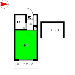 レオパレス西川口第17【2階】の間取り