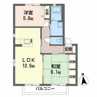 ミュートスII A【1階】の間取り