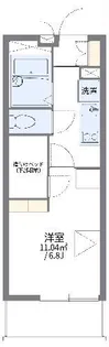レオパレス大和田【1階】の間取り