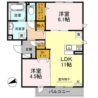 bonheur(ボヌール)【1階】の間取り