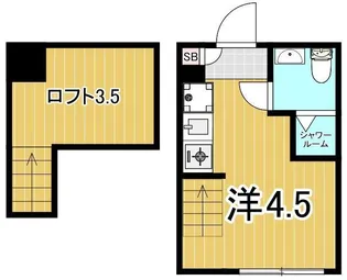 ハーモニーテラス西亀有II【2階】の間取り