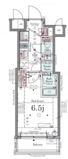 コンシェリア品川 CROSSIA【6階】の間取り