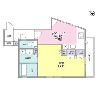 サンアベニュー田園調布【3階】の間取り