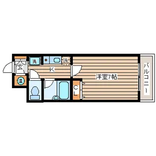 テルシノ北仙台【1階】の間取り