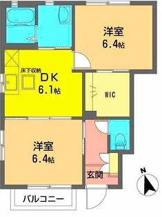 ストロベリーフィールズCの間取り