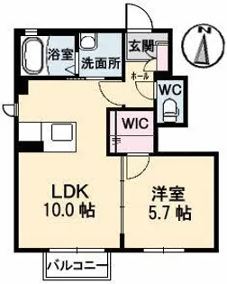 プラムコート C棟【1階】の間取り