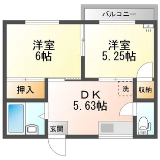 アーバンライフ本町【1階】の間取り