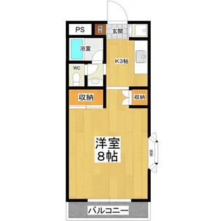 エルフィン土浦【3階】の間取り