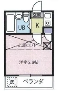 ライフピアフォートレス【1階】の間取り