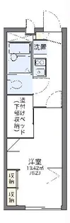 レオパレスPureTwins【1階】の間取り
