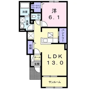 フォルテ.Y B【1階】の間取り