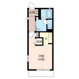 ラウム松戸【1階】の間取り