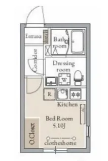 LiveFlat千駄木【2階】の間取り