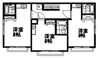 取手バウハウス【2階】の間取り