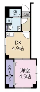 コーポYOU【1階】の間取り