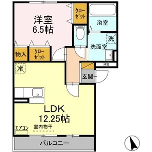 スマイル サンライズ A・K【2階】の間取り