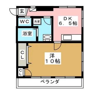 ヴェルディ岡野公園【2階】の間取り