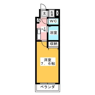 びいII植田【2階】の間取り