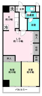 パークサイドコート【3階】の間取り