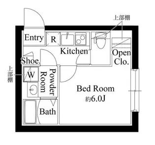 ルーム馬込【2階】の間取り